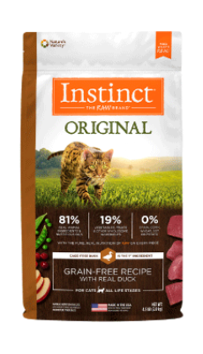 Instinct® Original Sin Granos Con Carne Real De Pato para Gatos Instinct® Original Sin Granos Con Carne Real De Pato para Gatos