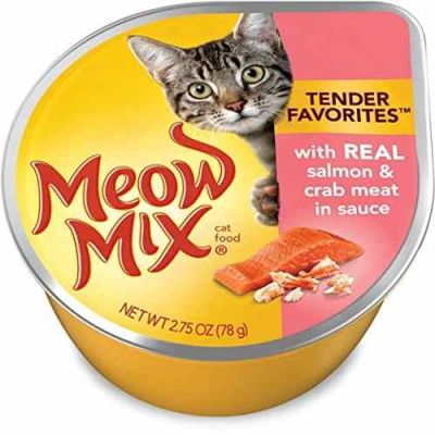 Meow Mix Alimento Húmedo Gato Salmón & Cangrejo Meow Mix Alimento Húmedo Gato Salmón & Cangrejo