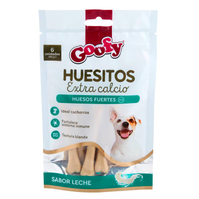 Goofy Snacks Huesitos Extra Calcio y Destete 6 Unidades 40 g