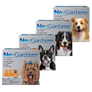 Nexgard Caja 3 comprimidos Masticables Nexgard Caja 3 comprimidos Masticables