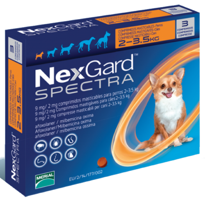 Nexgard Spectra Caja 3 Comprimidos Masticables Nexgard Spectra Caja 3 Comprimidos Masticables