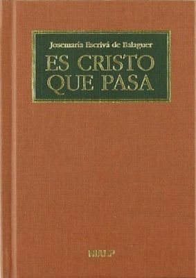ES CRISTO QUE PASA. (AGENDA, TAPA DURA  13.5 x9.5 cm)