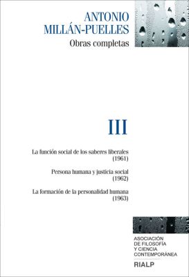 MILLAN PUELLES - OBRAS COMPLETAS III