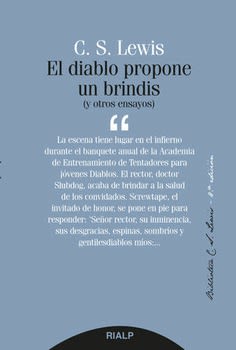 EL DIABLO PROPONE UN BRINDIS, C.S. LEWIS, Bibilioteca C. S. Lewis, RIALP
