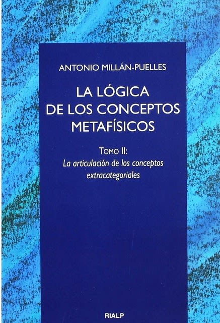 LA LOGICA DE LOS CONCEPTOS METAFISICOS II. 1
