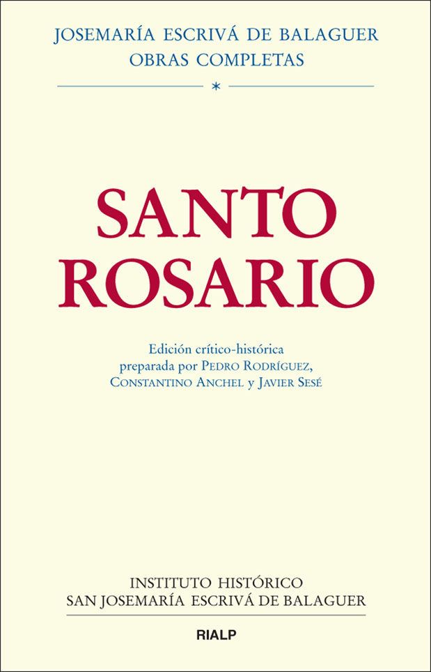 SANTO ROSARIO. EDICION CRITICO-HISTORICA1