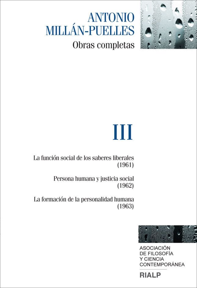 MILLAN PUELLES - OBRAS COMPLETAS III1