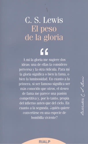 EL PESO DE LA GLORIA1