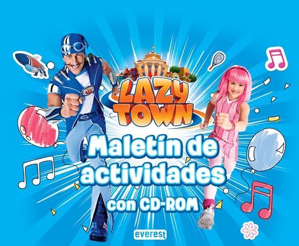 MALETIN DE ACTIVIDADES CON CD-ROM. LAZYTOWN1