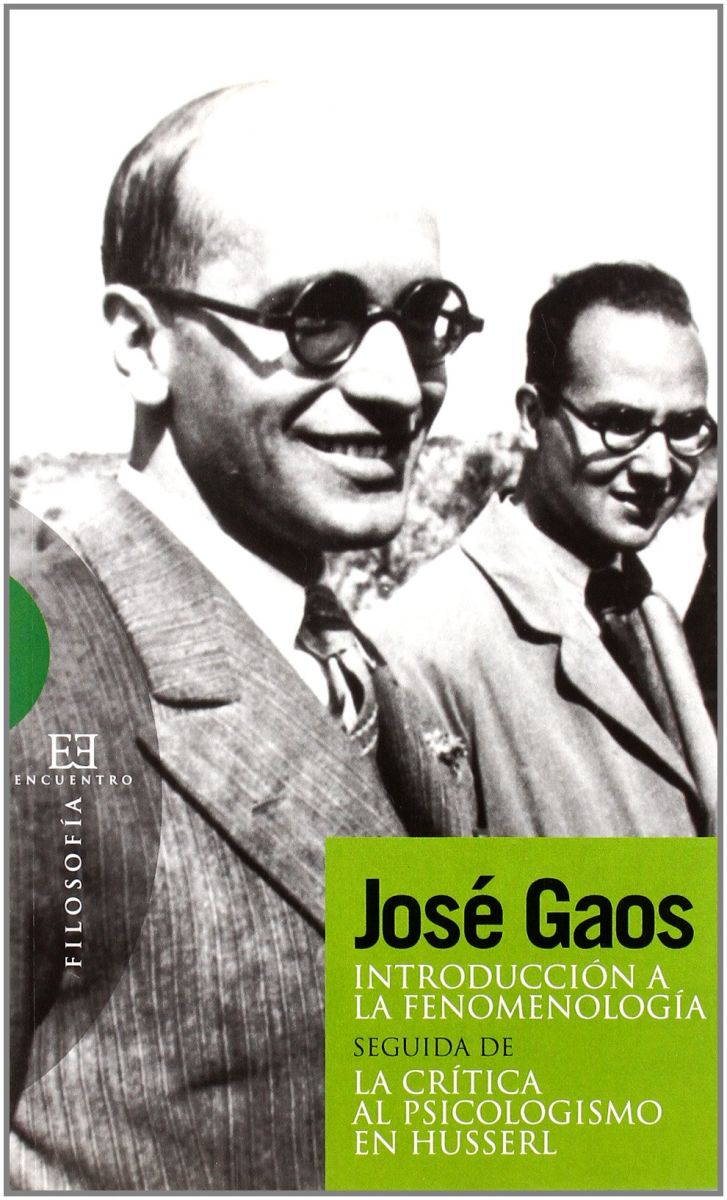 INTRODUCCION A LA FENOMENOLOGIA SEGUIDA DE LA CRITICA AL PSICOLOGISMO1