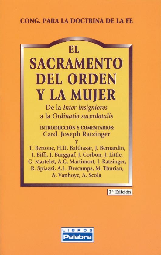 EL SACRAMENTO DEL ORDEN Y LA MUJER1