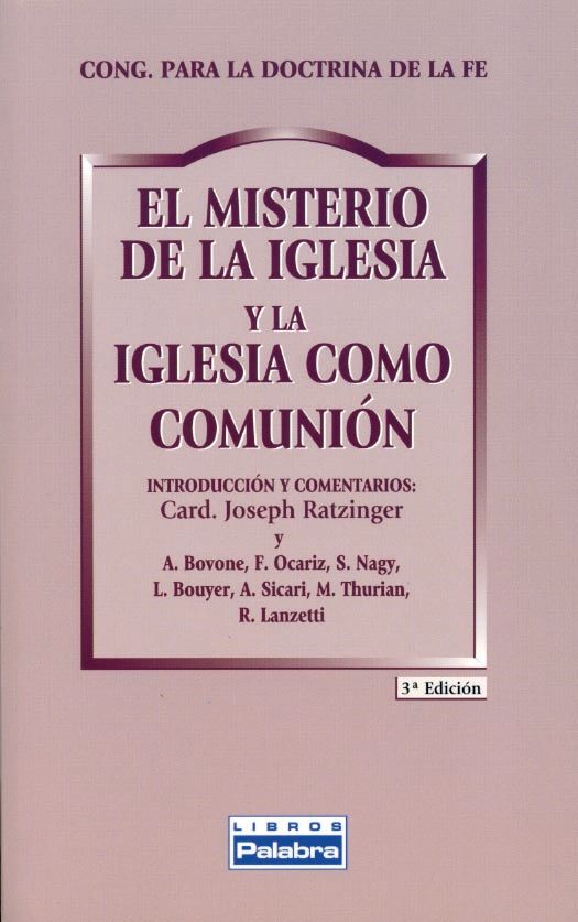 EL MISTERIO DE LA IGLESIA 1 EL MISTERIO DE LA IGLESIA 1