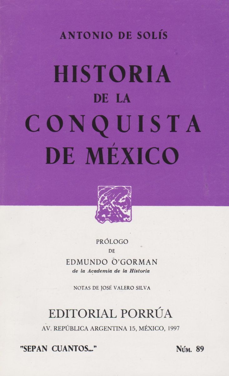 HISTORIA DE LA CONQUISTA DE MEXICO                   (SC089) NE1