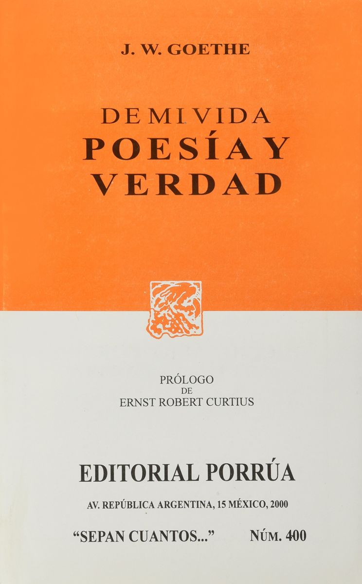 DE MI VIDA, POESIA Y VERDAD                           (SC400) NE1