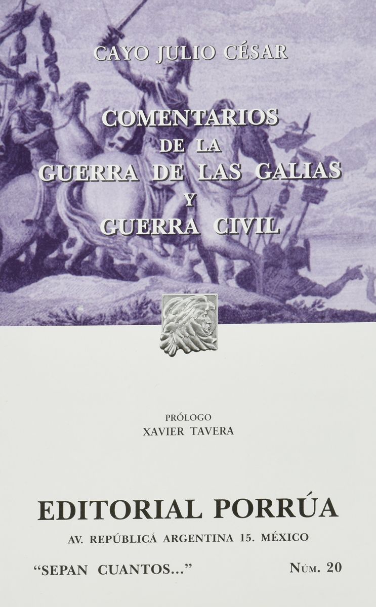 COMENTARIOS DE LA GUERRA DE LAS GALIAS Y GUERRA CIVIL (SC020) NE1
