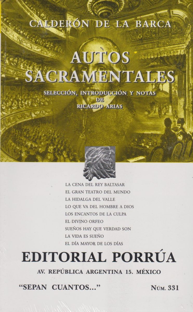 AUTOS SACRAMENTALES                                  (SC331) NE1