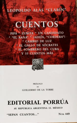 CUENTOS  DE LEOPOLDO ALAS - CLARIN         (SC449) NE1