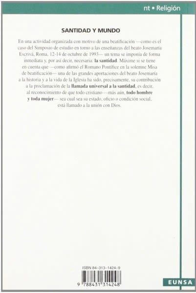 SANTIDAD Y MUNDO. ESTUDIOS EN TORNO A LAS ENSEÑANZAS2