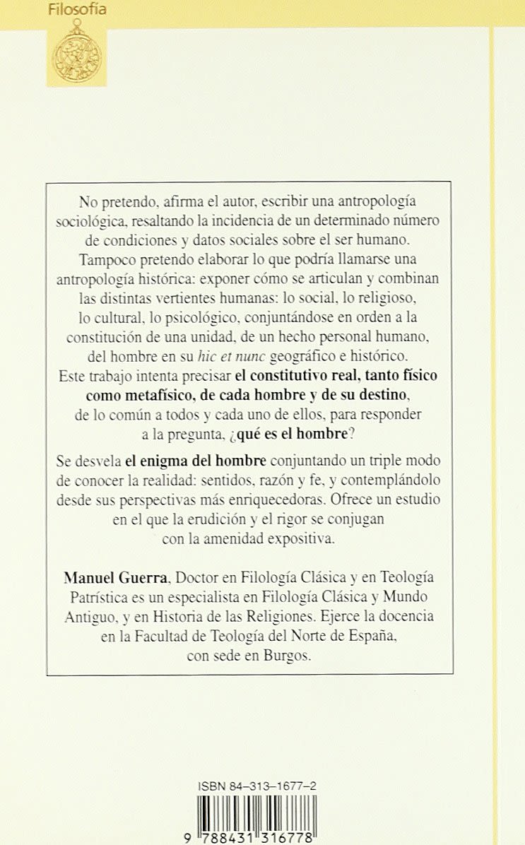 EL ENIGMA DEL HOMBRE. DE LA ANTROPOLOGIA A LA RELIGION2