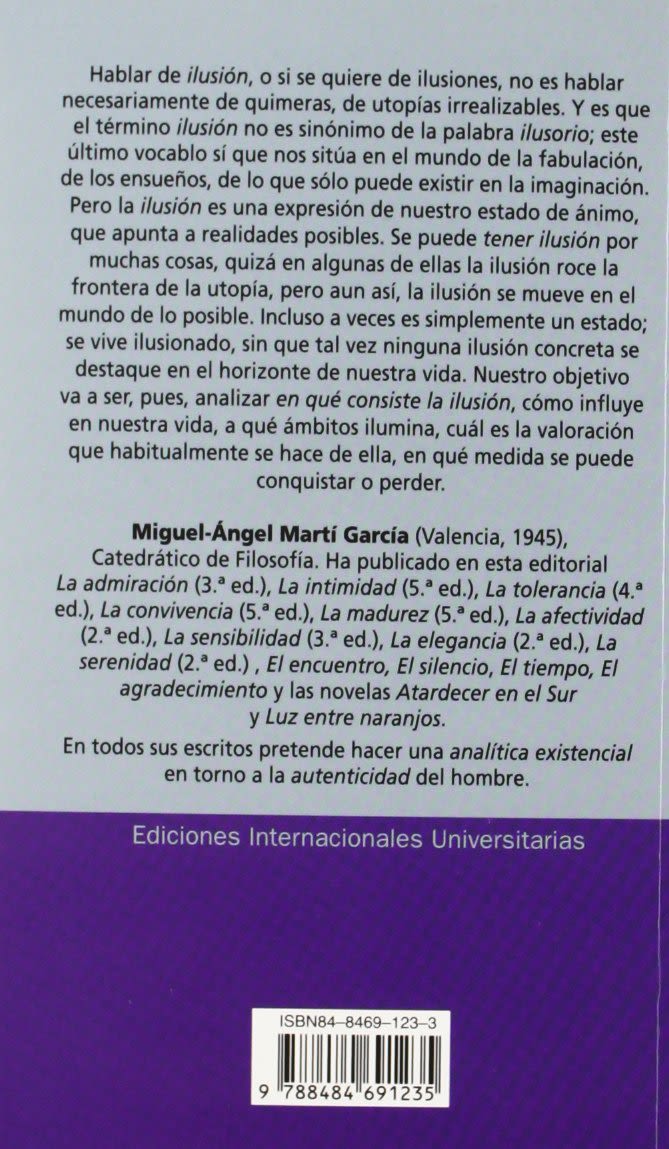 LA ILUSION. LA ALEGRIA DE VIVIR - 6 ED2