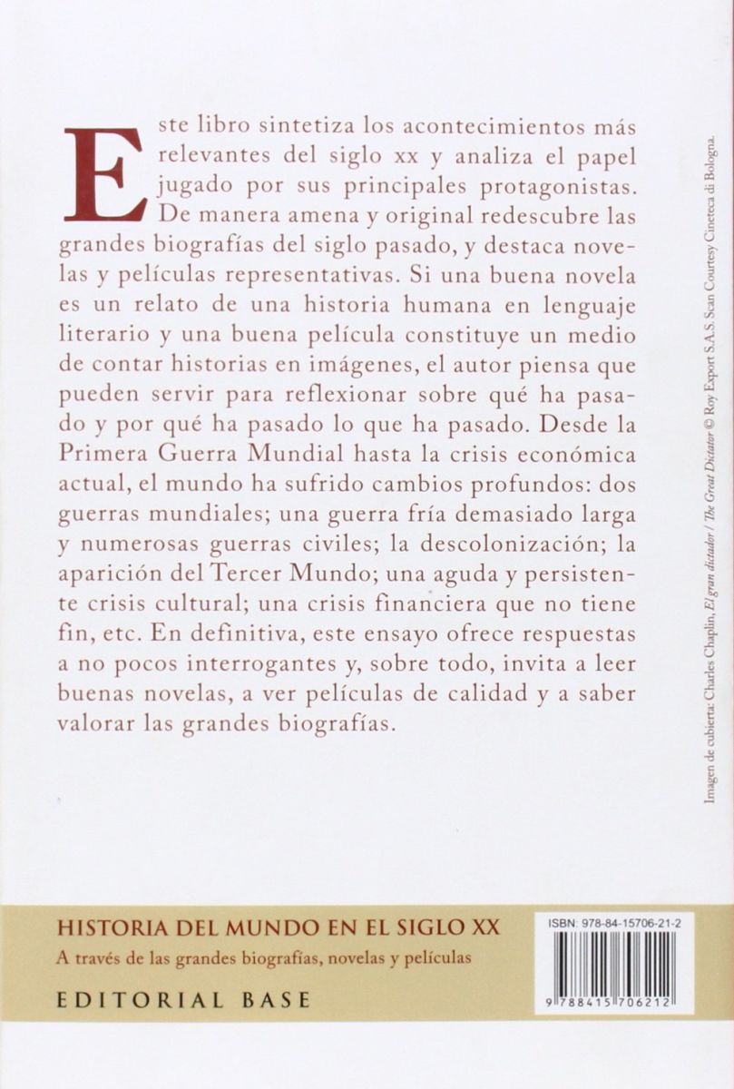 HISTORIA DEL MUNDO EN EL SIGLO XX A TRVES DE LAS GRANDES BIOGRAFIAS, NOVELAS Y PELICULAS2