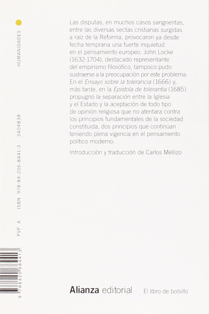 ENSAYO Y CARTA SOBRE LA TOLERANCIA2