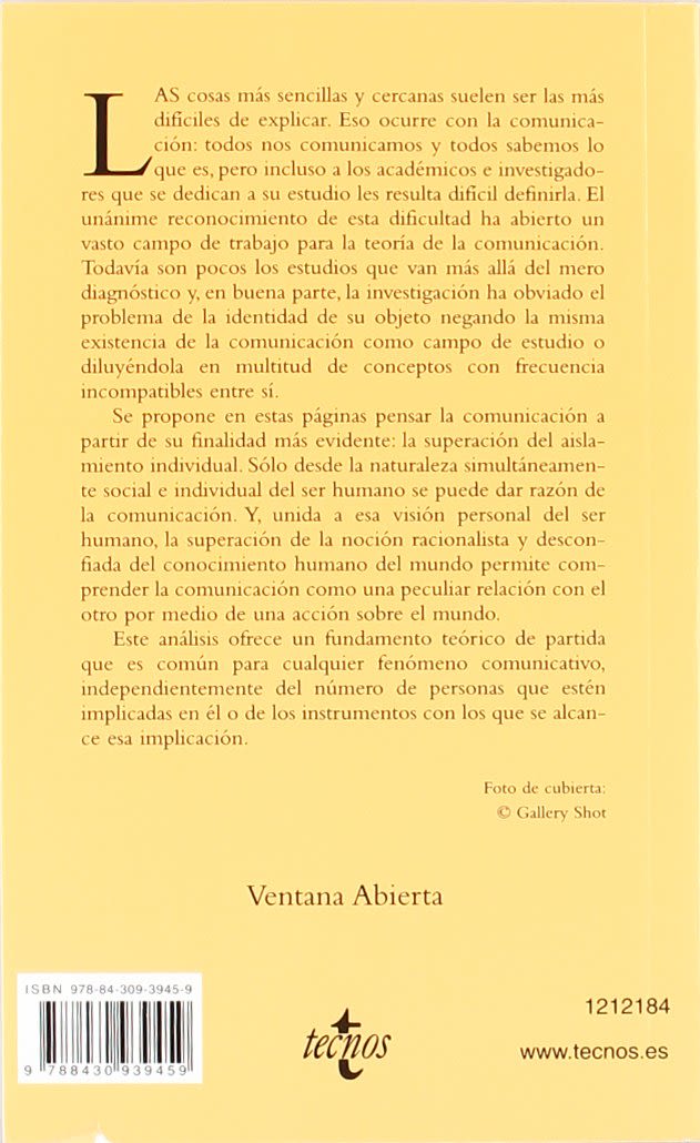 TEORIA DE LA COMUNICACION: UNA PROPUESTA2