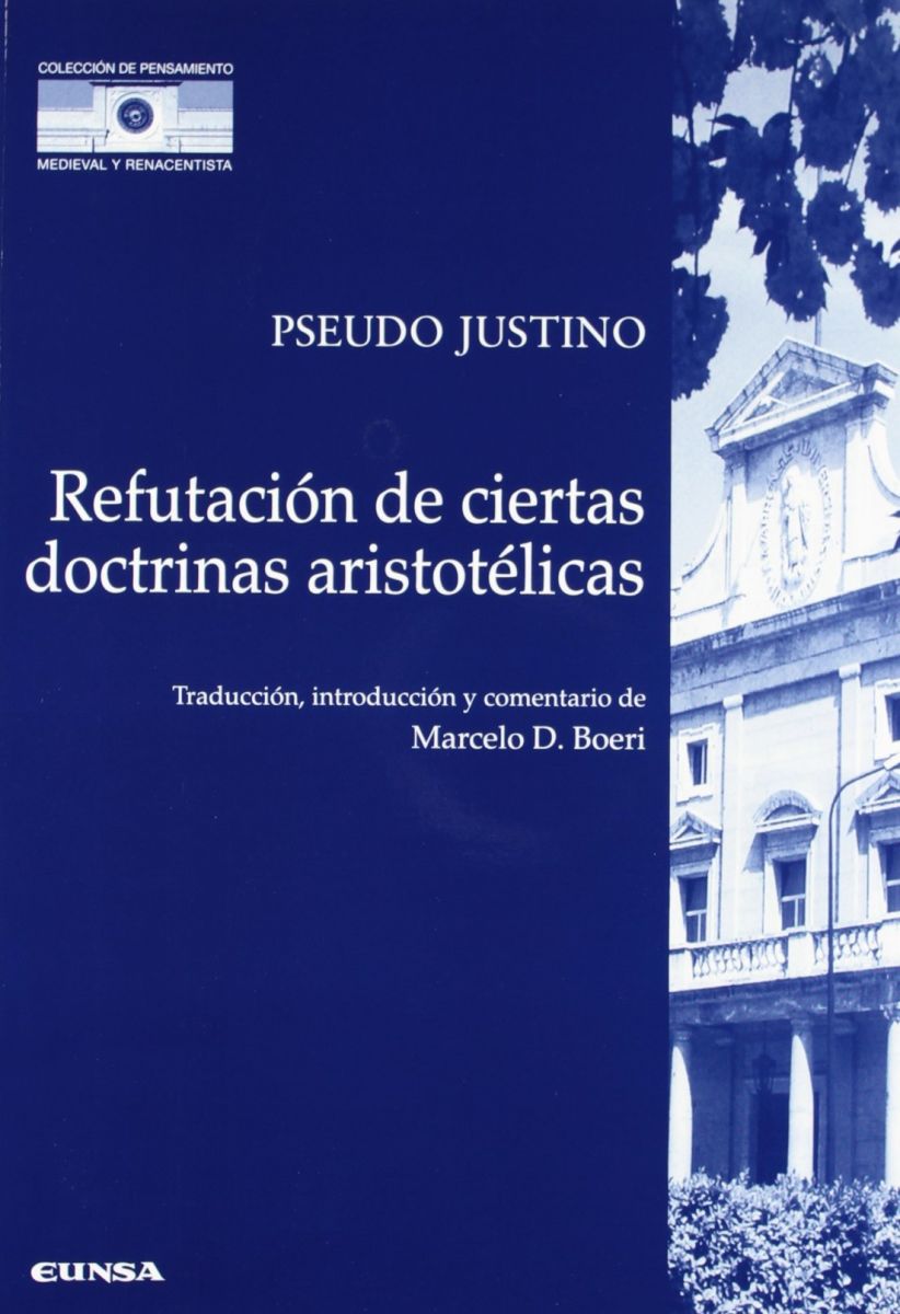 REFUTACION DE CIERTAS DOCTRINAS ARISTOTELICAS1