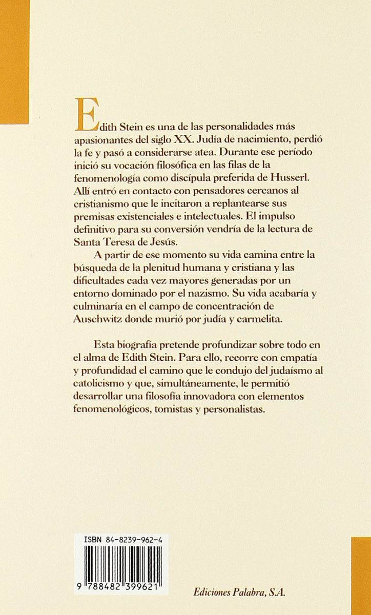 EDITH STEIN. EN BUSCA DE LA VERDAD2