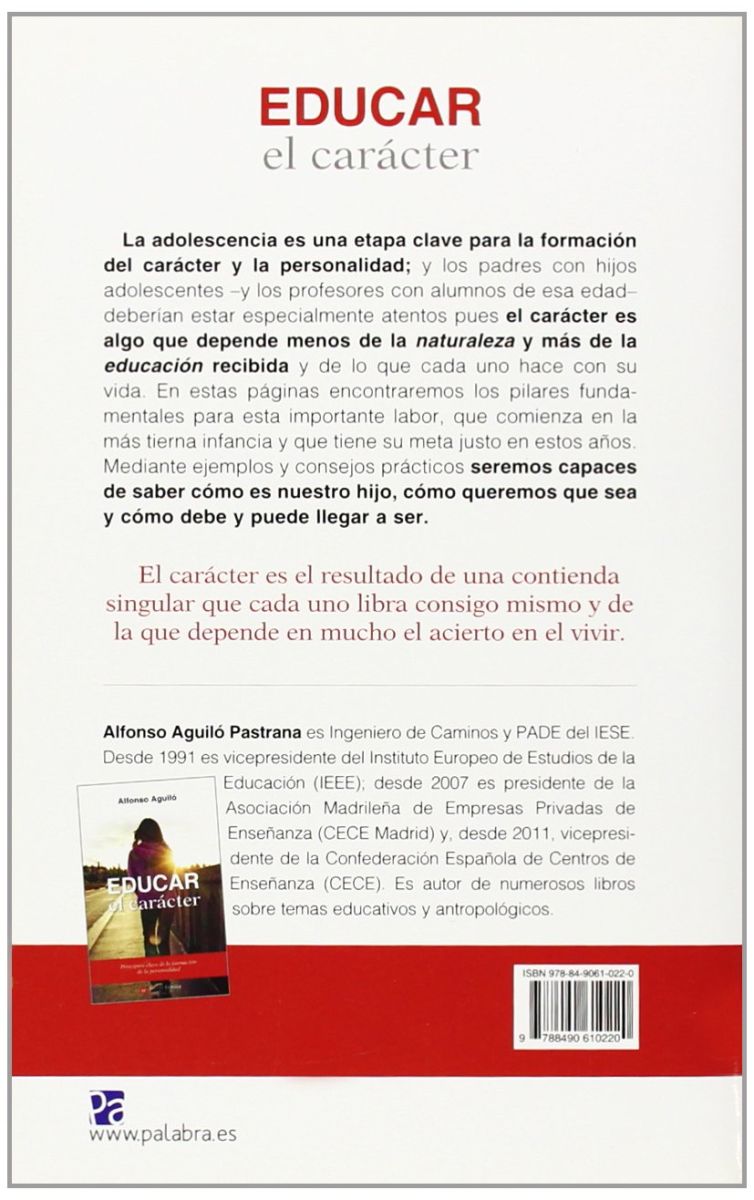 EDUCAR EL CARACTER - NUEVA EDICION2