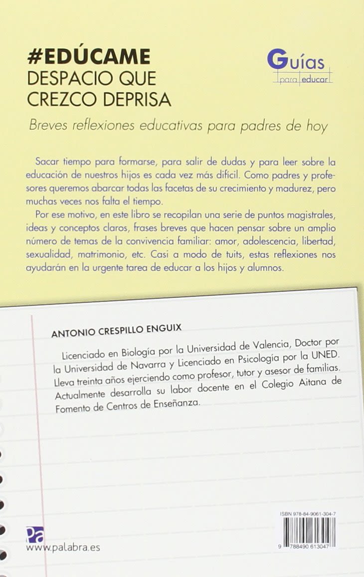 EDUCAME DESPACIO QUE CREZCO DEPRISA2