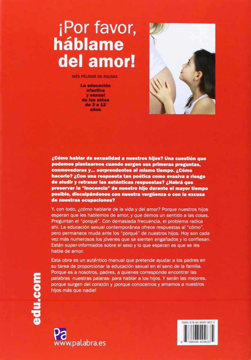 ¿POR FAVOR, HABLAME DEL AMOR! - 7 ED (EDUCACION SEXUAL DE 3 A 12 AÑOS)2