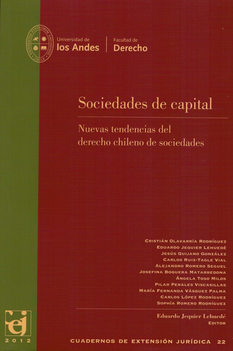 SOCIEDADES DE CAPITAL (CUADERNO DE EXTENSION 22)1