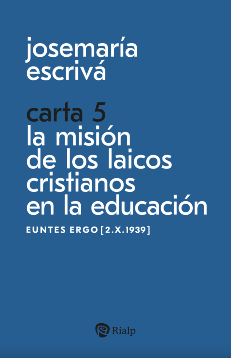 CARTA 5. LA MISIÓN DE LOS LAICOS CRISTIANOS EN LA EDUCACIÓN1