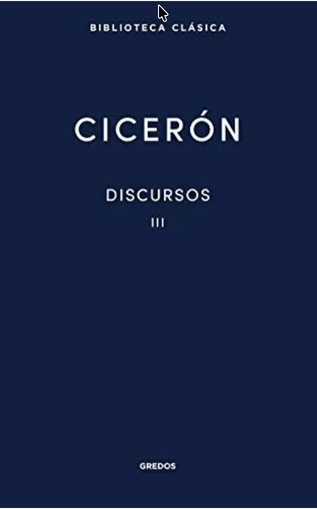 DISCURSOS VOL. 3 (CICERÓN)1
