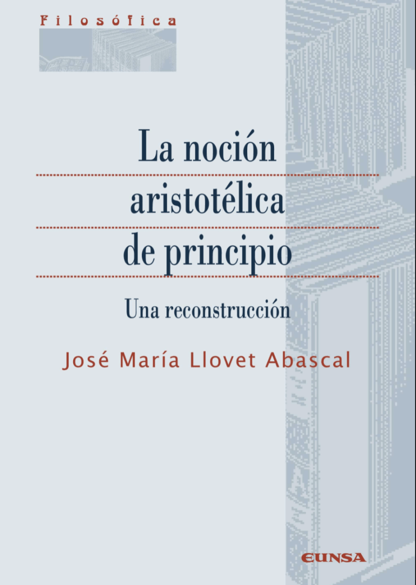 La noción aristotélica de principio1