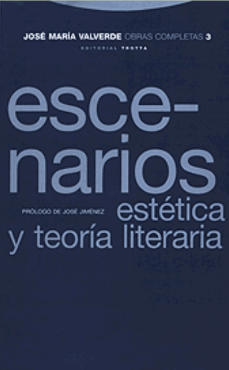 ESTÉTICA Y TEORÍA LITERARIA1
