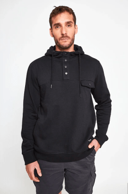 POLERON CG HOODIE H BAHIA V23 NEGRO XL1