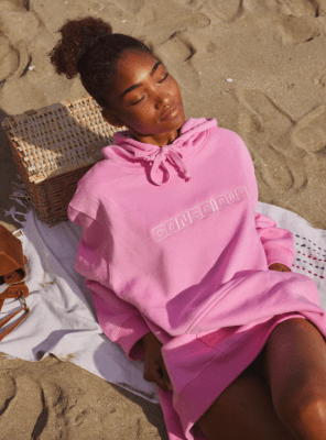 HOODIE VINTAGE RACE ROSADO