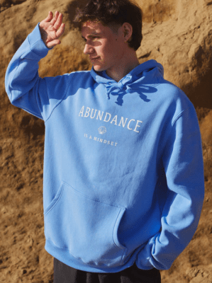HOODIE ABUNDANCE CELESTE1
