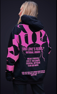 Hoodie Mafia Tendency Fucsia
