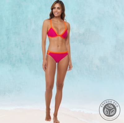 BIKINI ECO TRIANGULO FUCSIA
