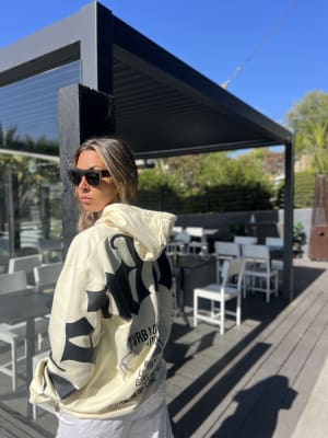 Hoodie Mafia Tendency Cream Black