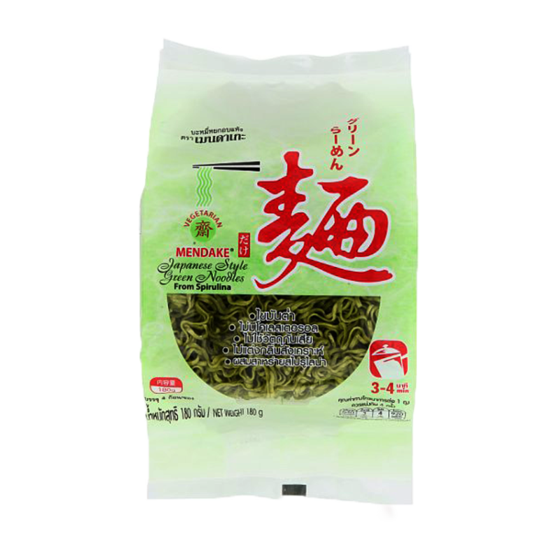 FIDEO CON SPIRULINA VERDE 180g
