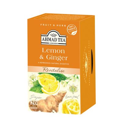 Te Rojo con Limon y Jengibre 40g (Bolsitas)
