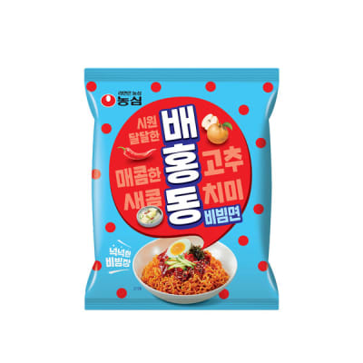 Fideos seco Bi Bim Myun Pera Asiatica Picante 137g1