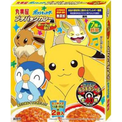 Curry Instantáneo Cerdo y Verduras Pokémon 160g Medio Picante