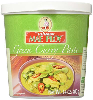 Pasta Curry Verde 400g Mae Ploy1