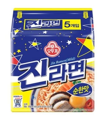 Jin Ramen (Mild) pack 5 Semi Picante