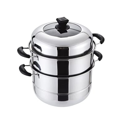 Vaporera de Metal 30cm 3 Pisos